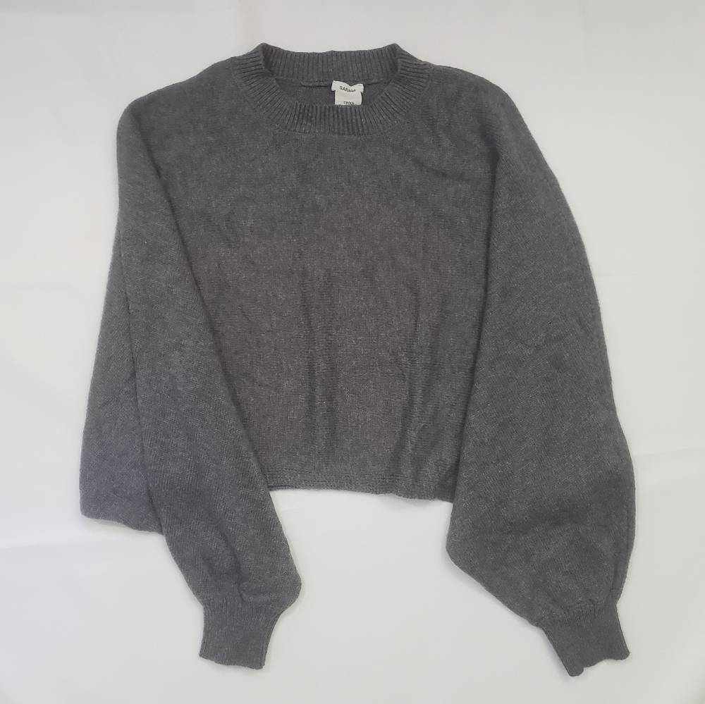 Garage Slouchy Crop Sweater, Sz XS